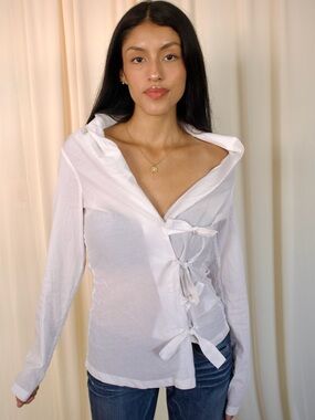 Italian asymmetrical Blouse